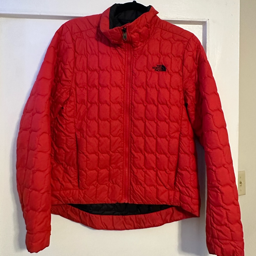 Red North Face Jacket